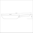 Ver imagem 2 de Frigideira Profissional Ferro Fundido Antiaderente Tramontina 3L - 20836/030