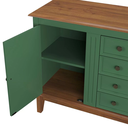 Ver imagem 5 de Cômoda 4 Gavetas + 1 Porta - Verde