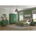 Ver imagem 4 de Cômoda 4 Gavetas + 1 Porta - Verde