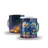 Caneca Porcelana The Smurfs Filme Desenho Vintage Retrô - 1