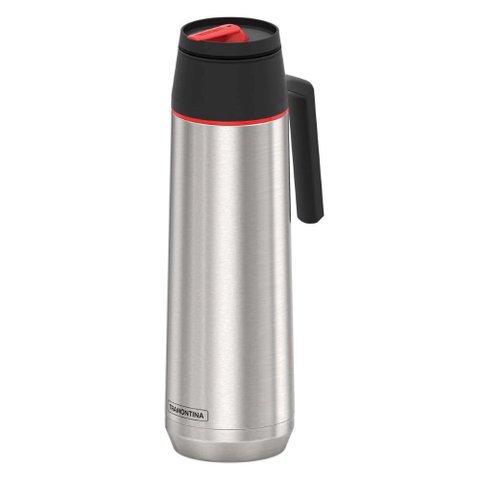 Garrafa Térmica com Bico Tramontina Exata em Aço Inox com Ampola 1l