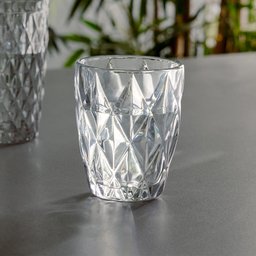 Copo de Vidro Diamond Transparente 270ml - Lyor - 6