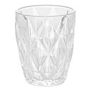 Ver imagem 1 de Copo de Vidro Diamond Transparente 270ml - Lyor