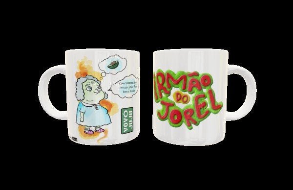 Caneca Porcelana Irmão Do Jorel 'Vovó Juju' - 2