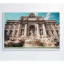 Ver imagem 3 de Quadro Fonte De Trevi 60x40 Cm Adesivo Fotográfico