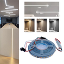 Ver imagem 1 de Fita de Led com Efeito Sequencial de Correr 12v Rolo de 5m Modelo 2835 com Controlador Básico para P