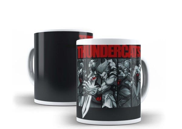 Caneca Porcelana Thundercats Desenho Retrô Anos 90 - 2