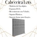 Ver imagem 3 de Cabeceira Solteiro 88 cm Lots Veludo Cinza Soon