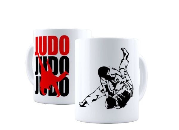 Caneca Porcelana Judô Lutador Arte Marcial Defesa Pessoal - 2