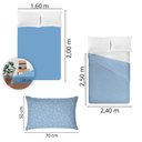 Ver imagem 5 de Jogo de Cama Queen Size 130 Fios Fiori - Henrique (7632-1)