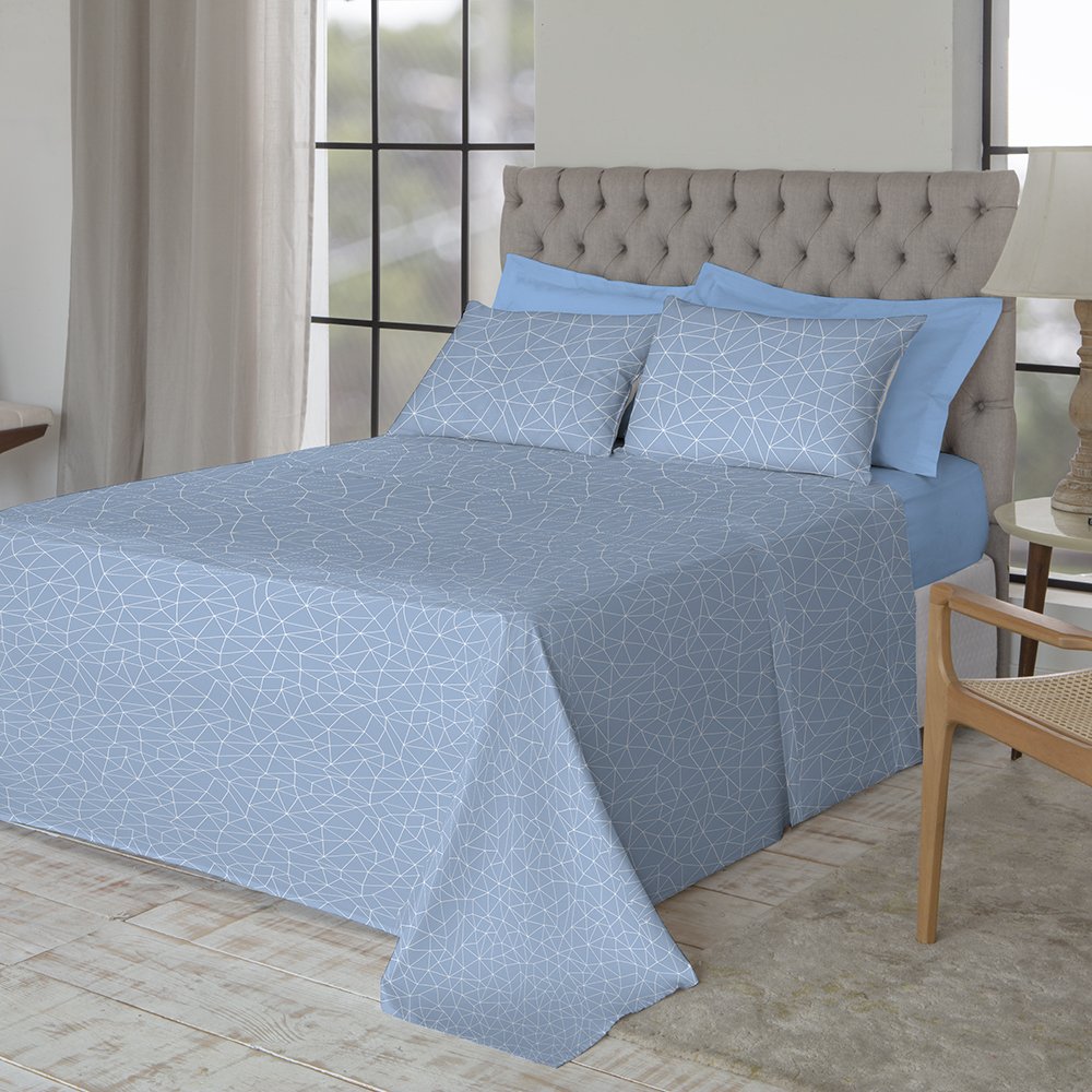 Jogo de Cama Queen Size 130 Fios Fiori - Henrique (7632-1) - 4