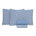Ver imagem 1 de Jogo de Cama Queen Size 130 Fios Fiori - Henrique (7632-1)