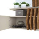 Ver imagem 6 de Painel Home Suspenso para TV até 55 Polegadas Moderno Lua Espresso Móveis