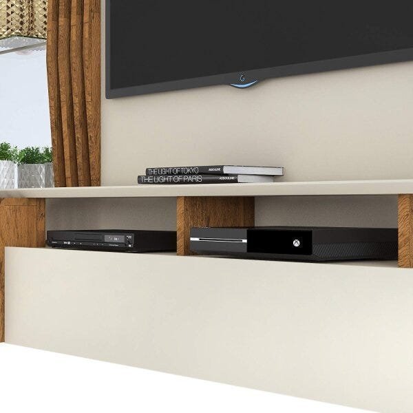 Painel Home Suspenso para TV até 55 Polegadas Moderno Lua Espresso Móveis - 11
