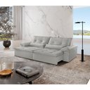 Ver imagem 1 de Sofá Parma Linho 03 Lugares 02 Módulos de 100m B25cm Meu Sofá Online