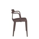 Ver imagem 3 de Cadeira Sara Cinza Stone em Polipropileno - Mor