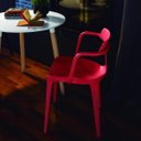 Ver imagem 5 de Cadeira Sara Vermelho Flame em Polipropileno - Mor