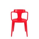 Ver imagem 2 de Cadeira Sara Vermelho Flame em Polipropileno - Mor