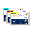 Ver imagem 1 de Kit Travesseiros 3 Puro Visco Alto, Médio e Baixo Sonos