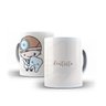 Caneca Porcelana Dentista Profissão Coleção Cute Presente - 1