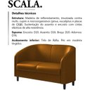 Ver imagem 3 de Sofa Decorativo 2 Lugares 120 cm Scala Corano TCS 727 Moll
