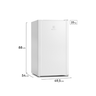 Frigobar Electrolux 1 Porta 120l Branco Re120 110v - 4