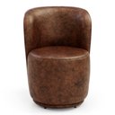 Ver imagem 6 de Poltrona Orgânica Decorativa Living Molly Couríssimo Whisky - Desk Design Cor Whisky