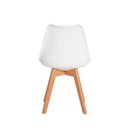 Ver imagem 5 de Cadeira para Mesa de Jantar Sala Cozinha Escrivaninha Saarinen Design Leda Branca