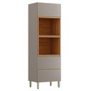 Ver imagem 1 de Torre Quente 2p 1g 219x70 Cm Mdf Proenca Nogueira Nude Prime Demartez