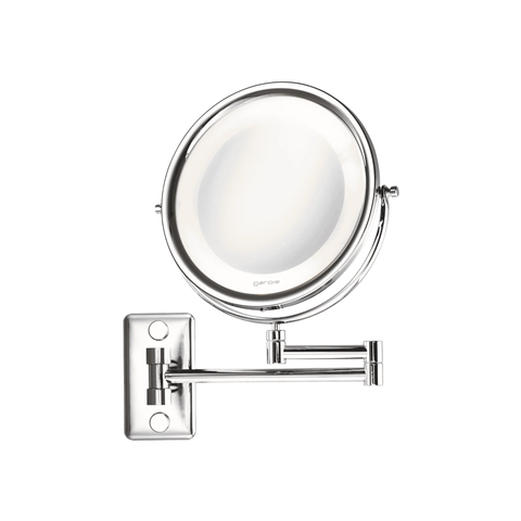 Espelho de Parede Flexível Mobile Lux com Ampliação 10x e Luz (quente e Fria) - Crysbell