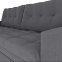 Ver imagem 5 de Sofá Cama Reclinável 2 Lugares 220cm Nayla Boucle Cinza Matrix Boucle Cinza