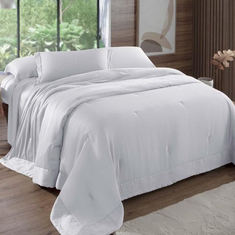 Colcha Queen 400 Fios Bambu Bali - Linha K Prata/703