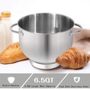 Ver imagem 7 de Aucma Batedeira 6.5qt, 660w, 6 Velocidades, Royal Blue
