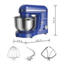 Ver imagem 3 de Aucma Batedeira 6.5qt, 660w, 6 Velocidades, Royal Blue