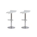 Ver imagem 4 de Kit 2 Banquetas Para Cozinha Altas Belo Horizonte Giratória - Branco