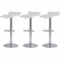 Kit 3 Banqueta Belo Horizonte Branca - 1