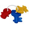 Chaveirinho do Bebe ESTRELA1101400026 Chocalho Mordedor KIT de Chaves Coloridas Brinquedo Didático - 2