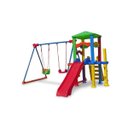 Ver imagem 1 de Playground Infantil Plástico com 2 Balanços e Escorregador Millenium Freso