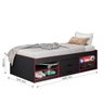 Cama Gamer Hero Com Gavetas Preto/vermelho - 3