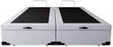 Ver imagem 3 de Cama Box Baú Casal Bipartido Corino Branco