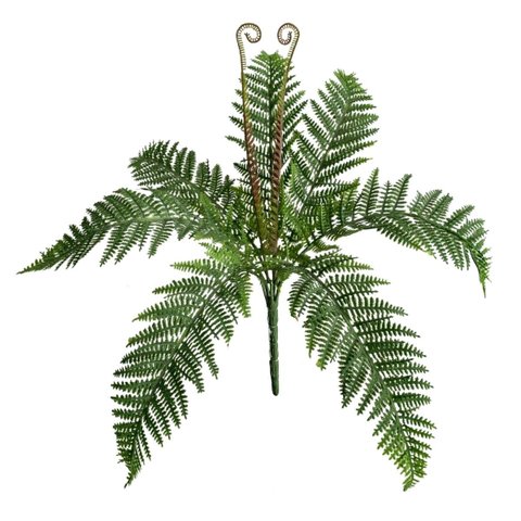 1 Unidade Buquê de Samambaia Artificial 55cm Decoração Realista Premium