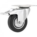 Ver imagem 1 de Rodízio Giratório Leve 4" com Freio Preto Vonder