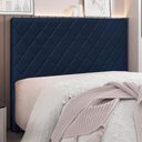 Ver imagem 2 de Cabeceira Solteiro 90cm Diamante Suede - Lucadi Home