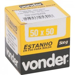 Estanho em Fio 15 Mm 50 X 50 com 500 G Vonder - 2