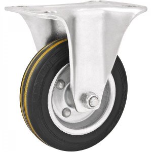 Rodízio Fixo Médio 3" Preto Vonder