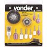 Jogo de pontas montadas e escova com 12 peças Vonder - 2