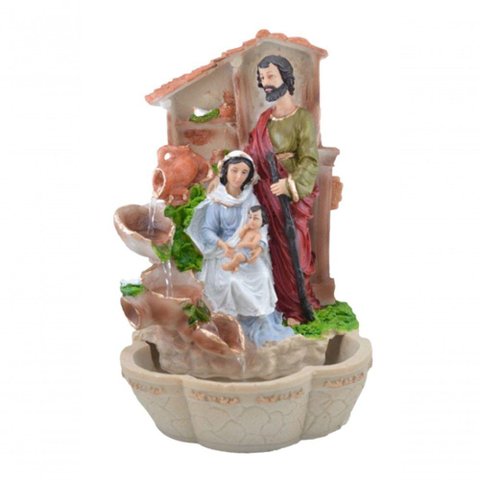 Fonte Água Sagrada Família Sala Quarto Jardim Bombinha 33x23