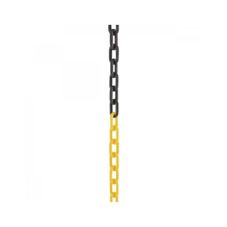 Corrente plástica 10 mm amarela e preta Vonder Corrente plástica 10 mm amarela e preta Vonder