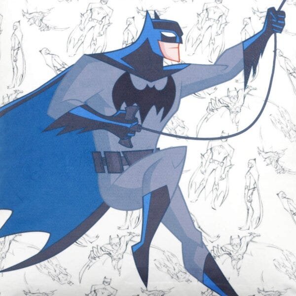 Capa para Almofada em Poliéster Wb Jl Action Batman Will Jump Urban - 2