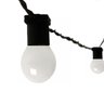 Varal de Luz com 20 Lâmpadas LED Bolinha 4,5W 10m E27 Preto - 1